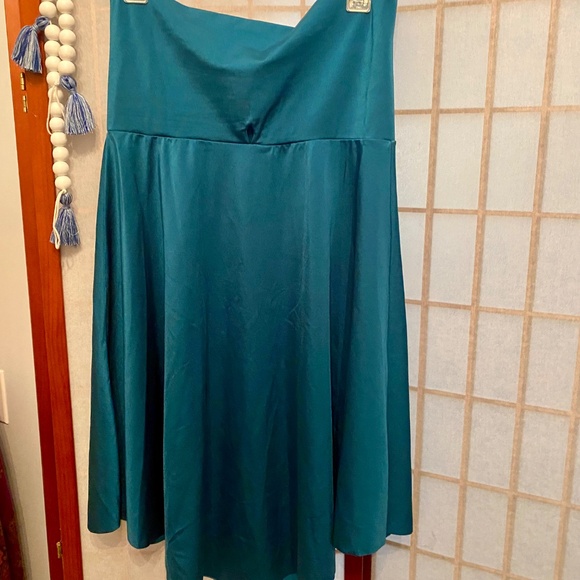 Venus 4 piece NWOT bikini skirt/dress set Teal sequin - Picture 12 of 16